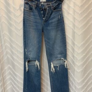 Abercrombie & Fitch Curve Love 90s low rise, baggy LONG size 24L